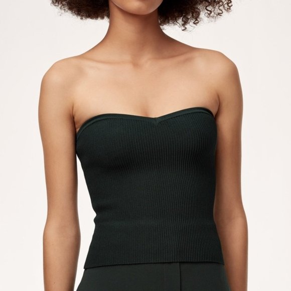 ✨ NWOT Striped Olaf Tube Top | Babaton - Picture 9 of 9